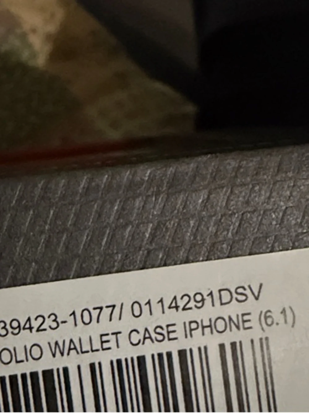 Tumi Black Leather Wallet Folio Phone Case iPhone 12/12 pro